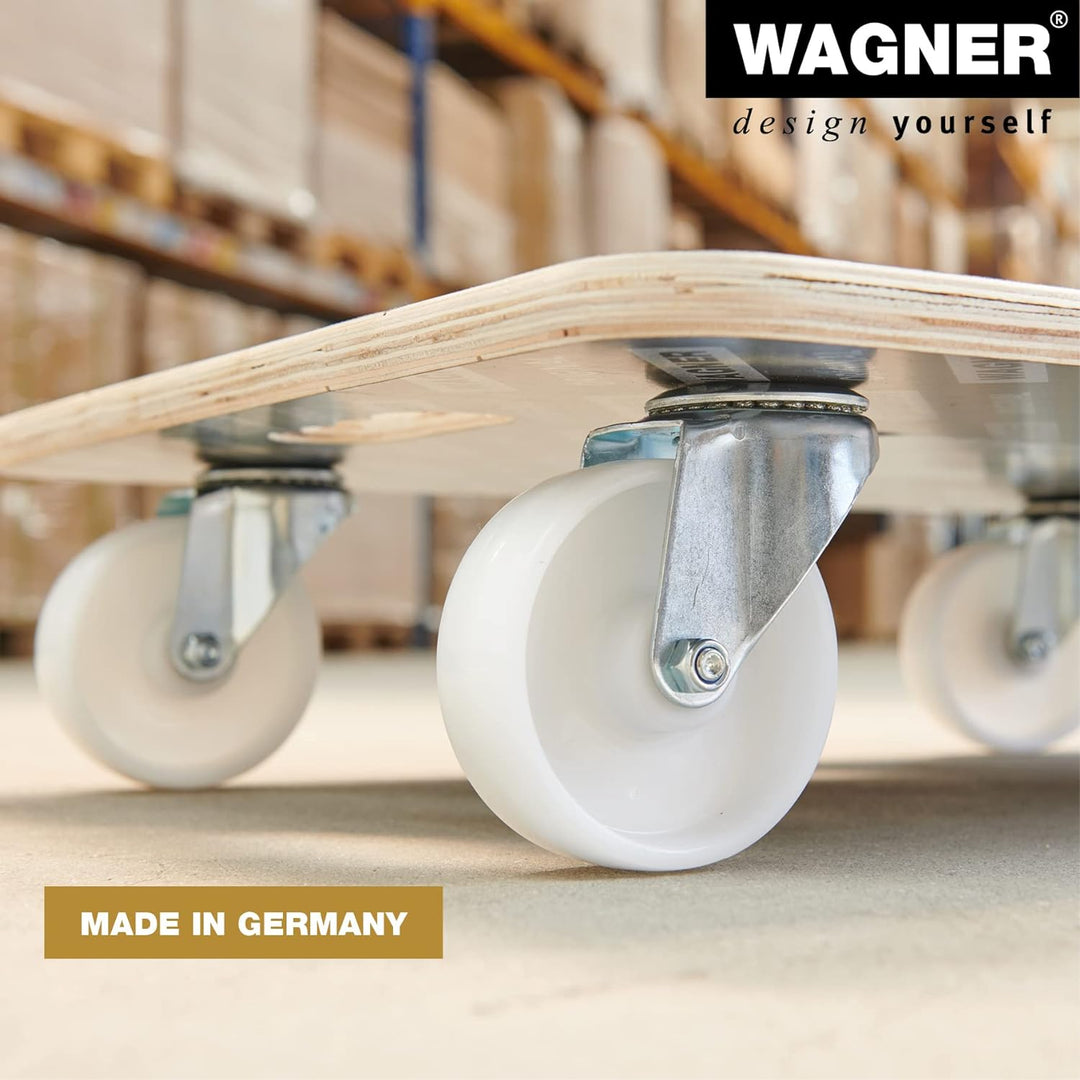 Wagner Transporthilfe MM 1113 I 59 x 49 x 13,5 cm - Tragkraft 400 kg - für schwer beladene Kisten &