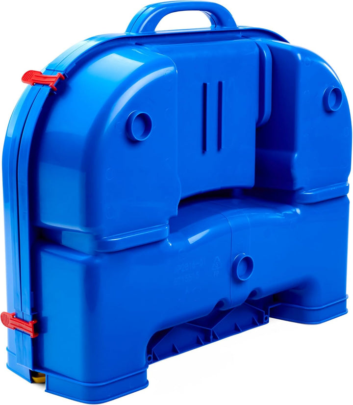 AquaPlay - LockBox - Wasserbahn als Transportkoffer mit 27 Teilen, Spieleset inklusive 1 Hippo Wilma