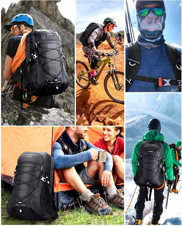HOMIEE Wanderrucksack 45L, Herren Damen Wasserdichter Rucksack Trekkingrucksack Reiserucksack, Outdo