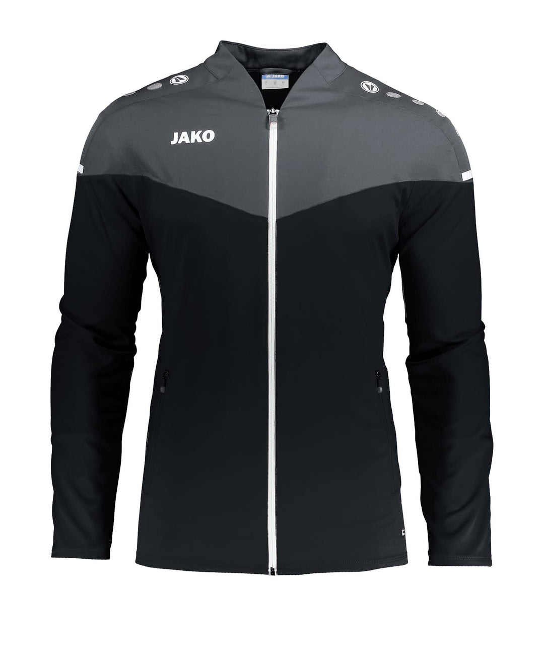 JAKO Damen Champ 2.0 Präsentationsjacke 34 schwarz/anthrazit, 34 schwarz/anthrazit