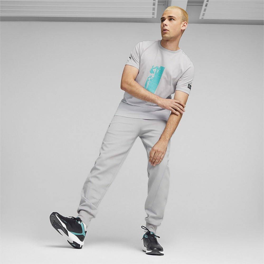 PUMA Mercedes T-Shirt grün MAPF1 ESS.Car Tee Motorsport Fan Jersey L Mercedes Team Silver, L Mercede