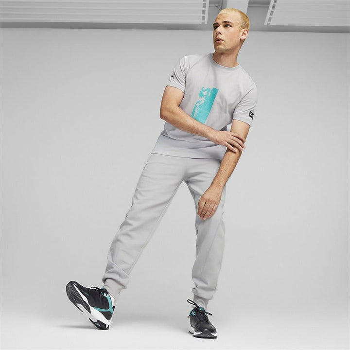 PUMA Mercedes T-Shirt grün MAPF1 ESS.Car Tee Motorsport Fan Jersey L Mercedes Team Silver, L Mercede