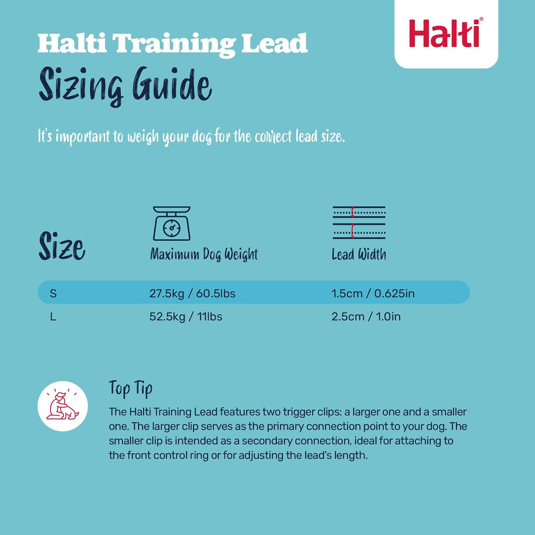 Halti Optifit Halfter und Trainingsleine Kombipack, Stop Dog Pulling on Walks with Halti, inklusive