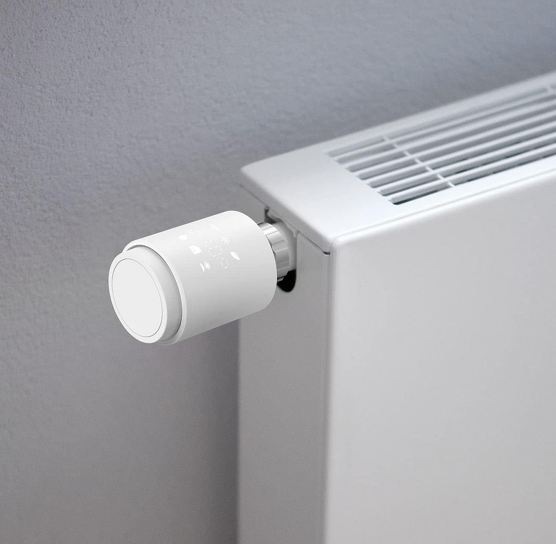revolt Smarte Thermostate: 6er-Set programmierbare Heizkörper-Thermostate mit WLAN-Gateway &amp; App (WL