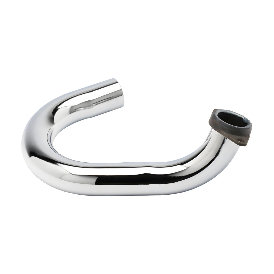 Tuningkrümmer Ø 32 mm mit Kugelflansch - Auspuffrohr verchromt - SR50, SR80