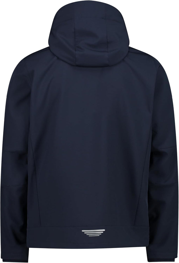 CMP Herren Herrenjacke mit Reissverschluss und Kapuze Softshelljacke 54 B.Blue-Ice, 54 B.Blue-Ice