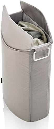blomus Wäschesammler -FRISCO- Wäschekorb 65 Liter Taupe Taupe Single, Taupe Single