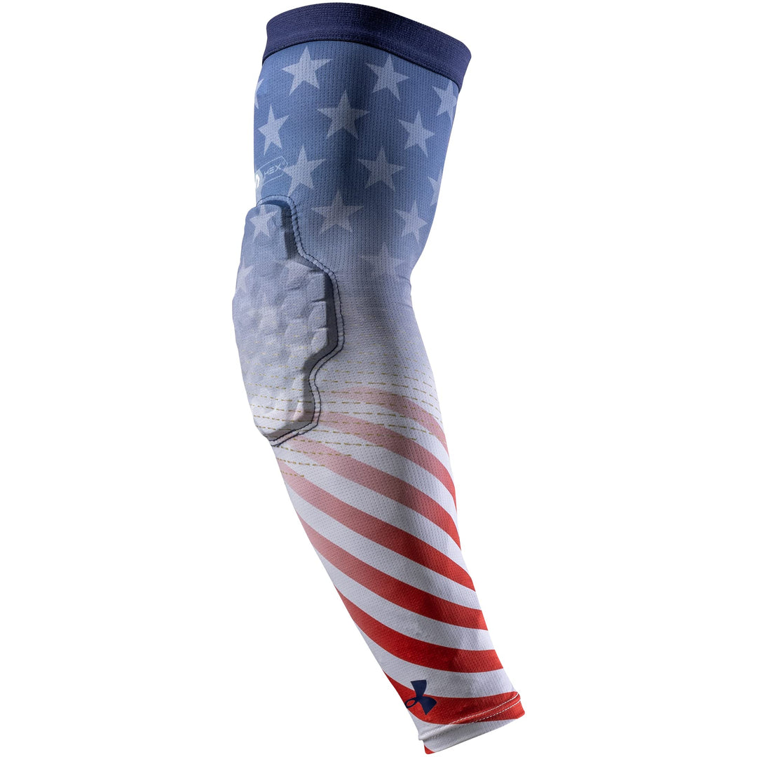 Under Armour Unisex Gameday Armour Pro Pad Elbow SLV PRNT Adult: M AMER, Adult: M AMER