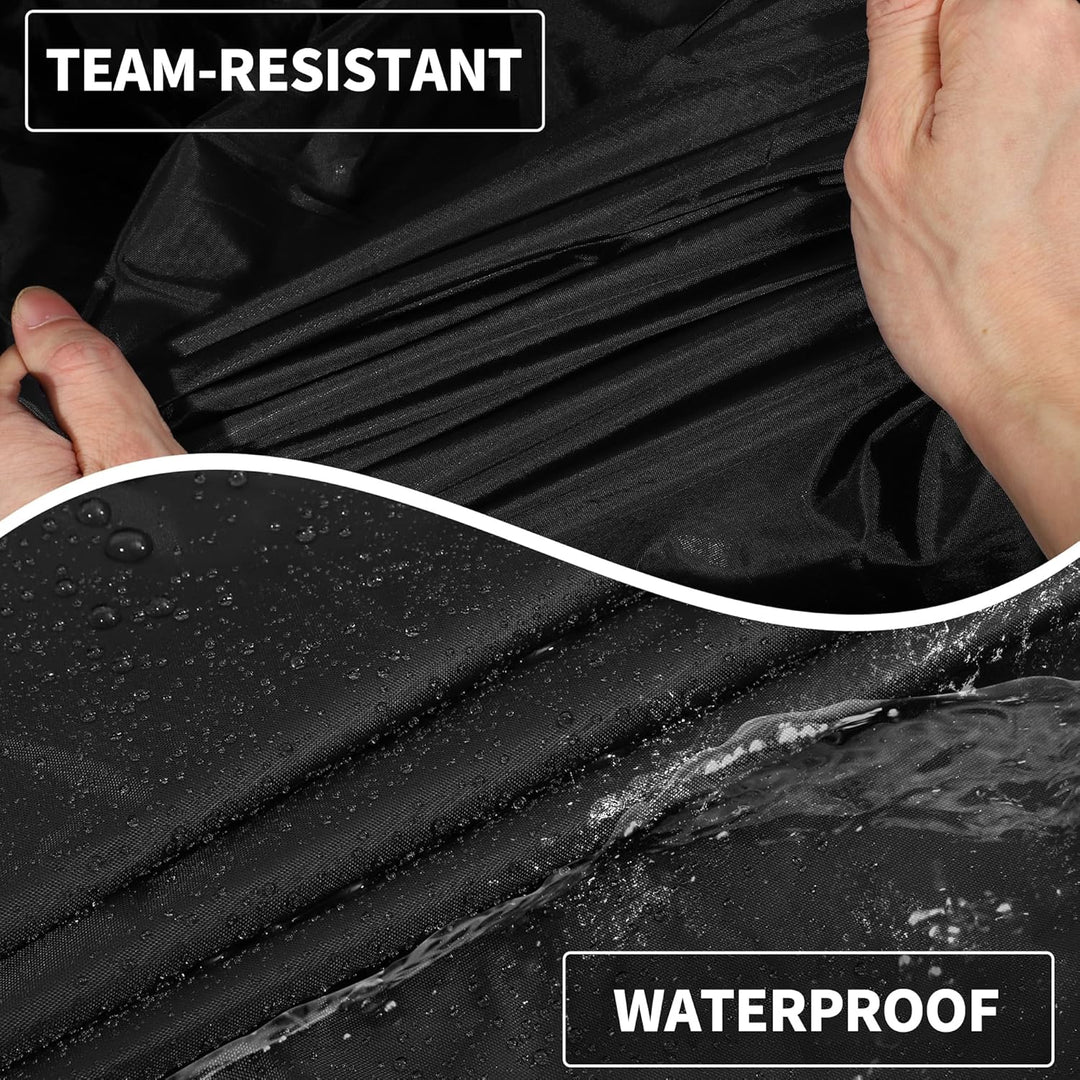 X AUTOHAUX Allwetter Autoabdeckung für Kia Seltos - Wasserdicht, Winddicht und UV-beständig mit Reis