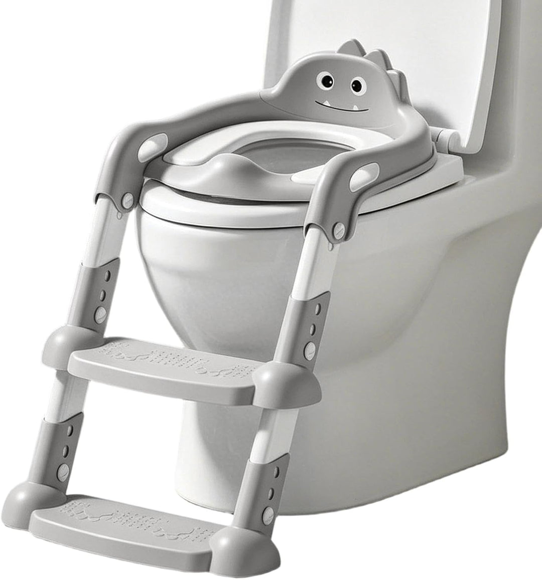 Kinder Töpfchen-Sitz für Toilette Rutschhemmend, zusammenklappbar, | Toilettentrainingssitz Mit Leit