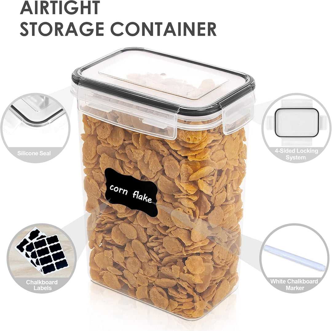 Vtopmart 2L Vorratsdosen Set, Müsli Schüttdose & Frischhaltedosen, BPA frei Kunststoff Vorratsdosen