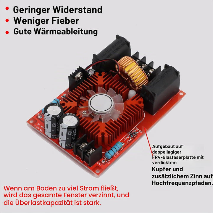 ZVS Treiberplatine Spule Stromversorgung Boost Hochspannungsspule Flyback-Treiber Generator Heizmodu
