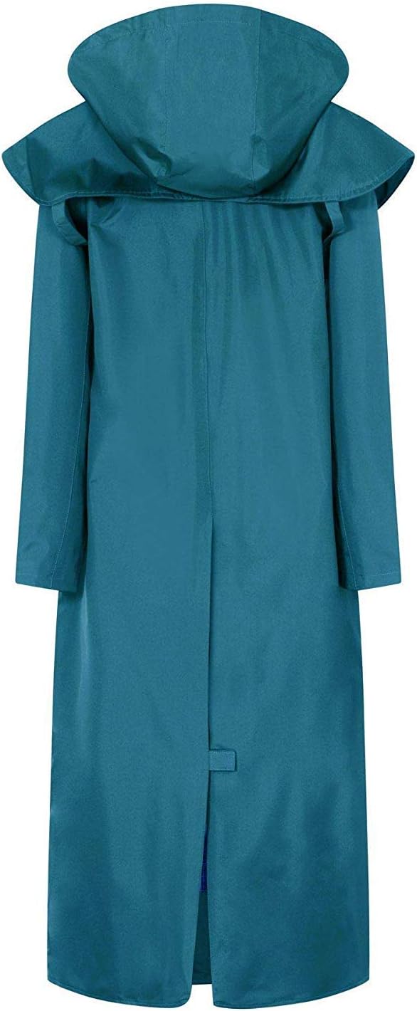 Lighthouse Outback - Damen Regenmantel - lang - wasserdicht 40 Sattes Meerblau, 40 Sattes Meerblau
