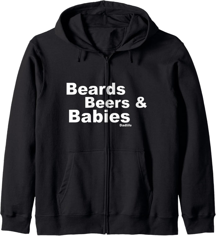 Beards beers and babies dad life Kapuzenjacke