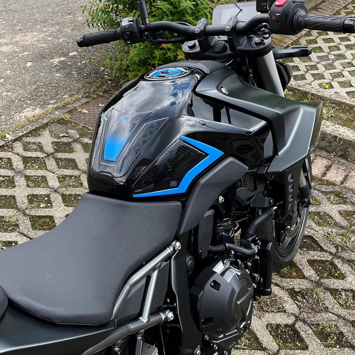 Resin Bike Aufkleber Motorrad Kompatibel Mit Suzuki GSX 8S 2023. Schutz Motorrad Seitenlichter Tank