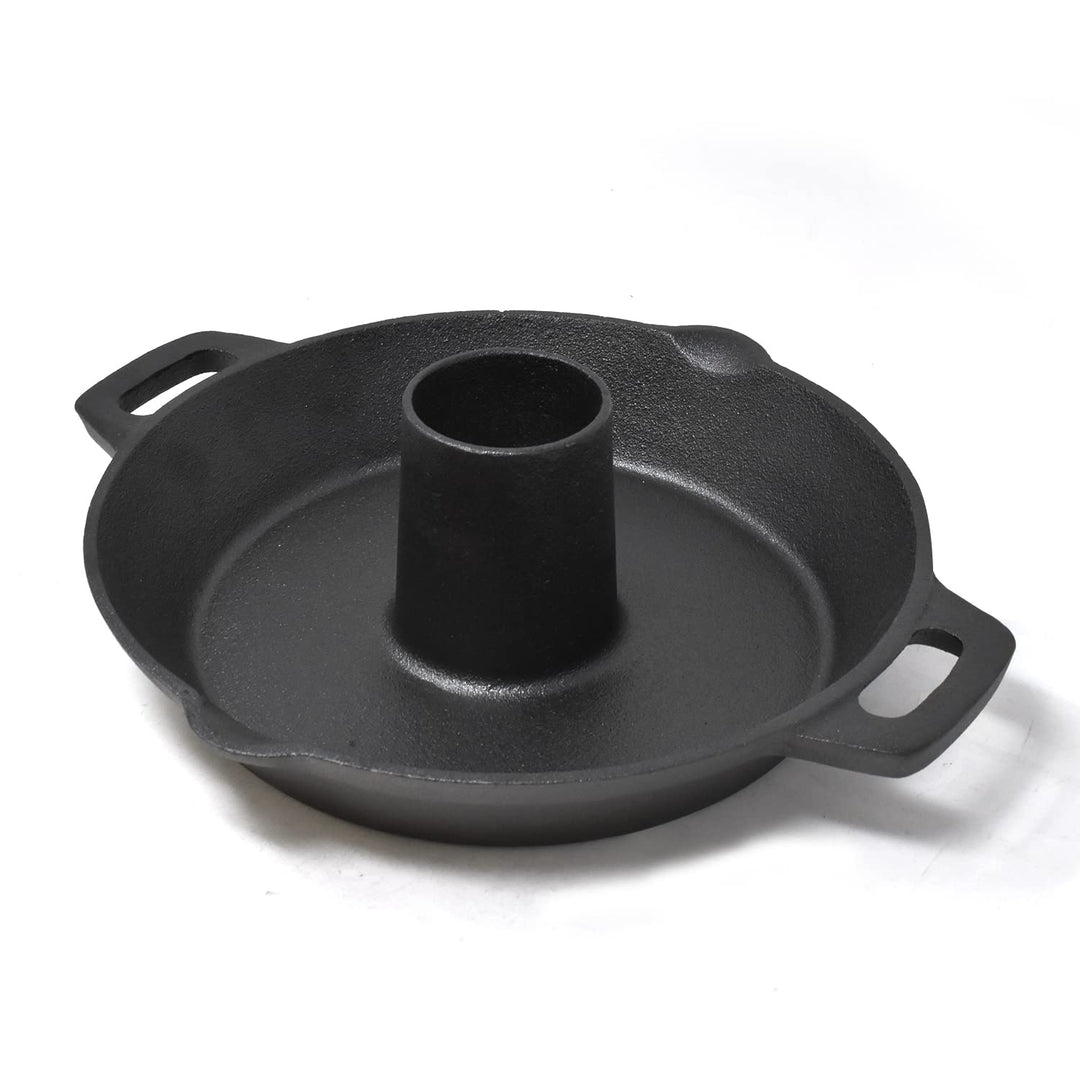 Joejis Gusseisen Hähnchenbräter Hähnchenständer für Grill Backofen BBQ - 28cm Chicken Roaster mit Ar