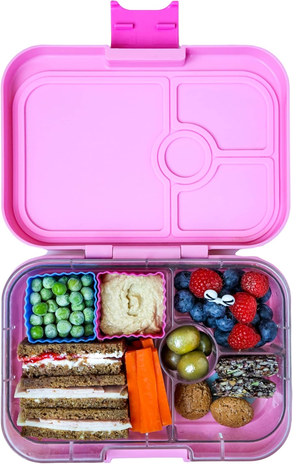 yumbox Panino M Lunchbox - mittelgrosse Brotdose mit 4 Fächern | Kinder Bento Box für Kindergarten,
