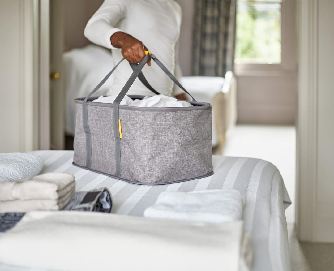 Joseph Joseph Hold-All - zusammenklappbare 35L Wäschekorb Tasche, strapazierfähiges Gewebe, feuchtig