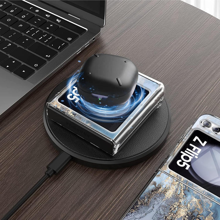 2 Stücke Kompatibel Mit Samsung Galaxy Z Flip 5 5G Hülle Silikon Dünn Klar Case Slim Flexible Cover
