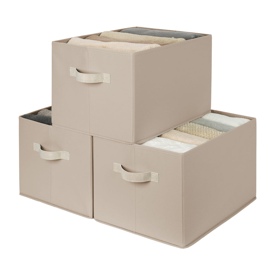 StorageWorks extra grosse Aufbewahrungskorb Stoff, faltbare Aufbewahrungskörbe für Regale, Spielzeug