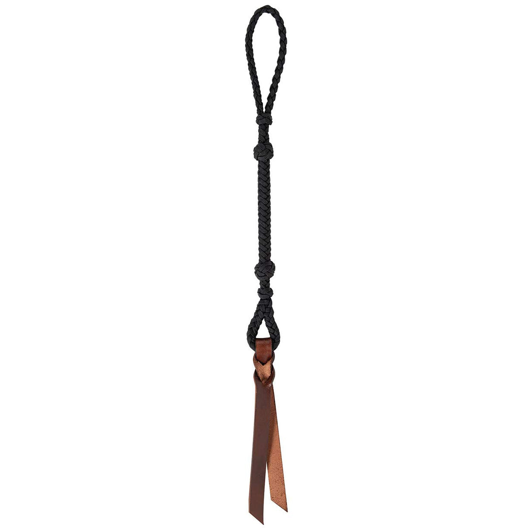 Weaver Leather Quirt mit Handgelenkschlaufe. Schwarz 29-inch, Schwarz 29-inch