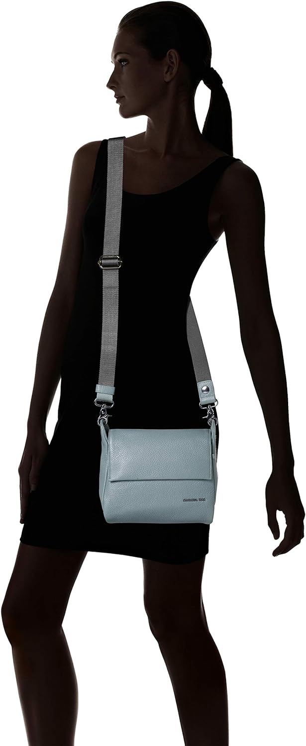 Mandarina Duck Damen Mellow Leather Umhängetasche 23x18x3 (L x H x W) Gargoyle, 23x18x3 (L x H x W)