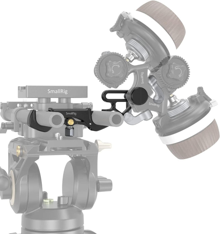 SMALLRIG 15mm Stangenklemme, Installiert und Gelöst von Oben mit Einstellbarem Abstand, Unterstützt