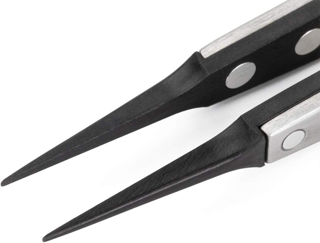 Weller Erem 258SA Präzisionspinzette mit Kunststoffspitzen und Ergonomisch Geformte Griffe Bieten Hö