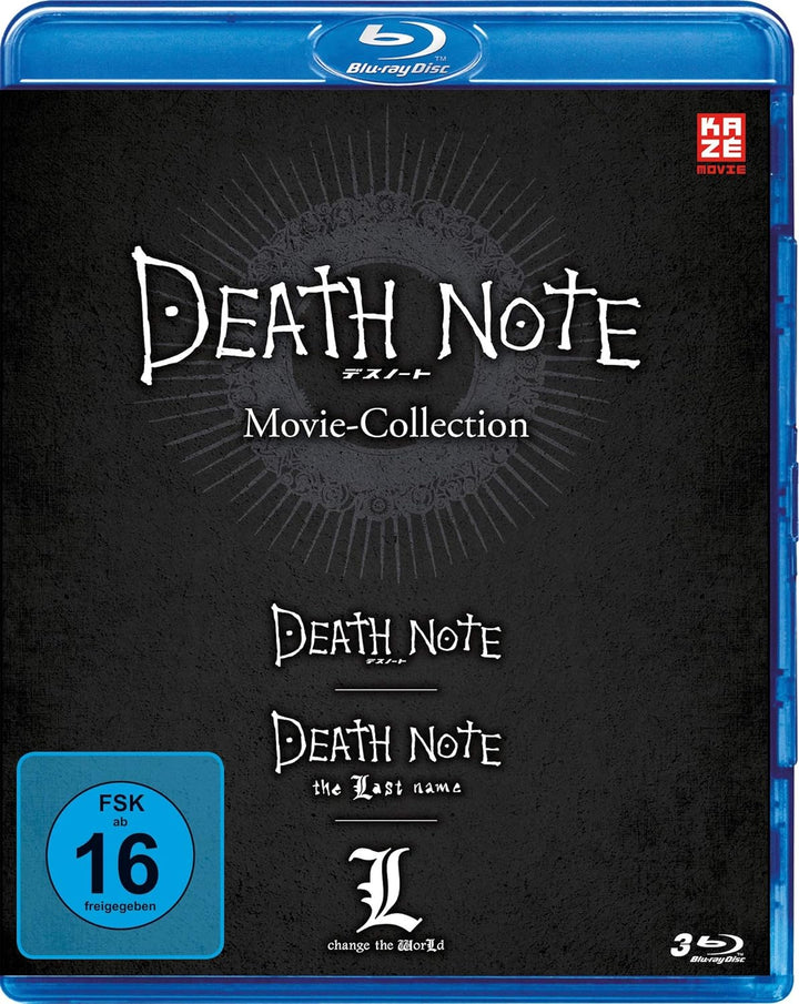 Death Note Movies 1-3: Death Note / The Last Name / L-Change the World [3 Blu-rays], Blu-ray