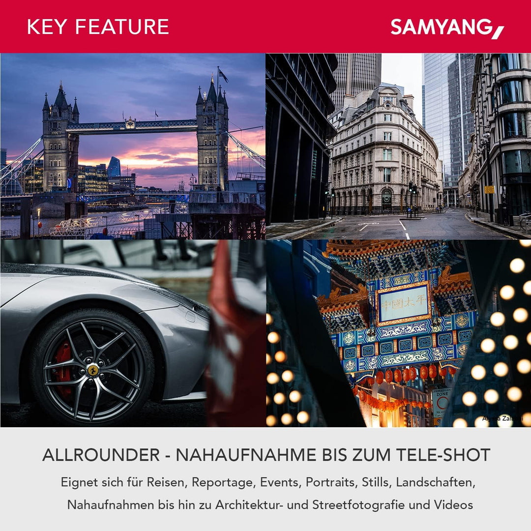 Samyang Af 2.0-2.8/35-150 Mm Sony E Camera Lens One Size