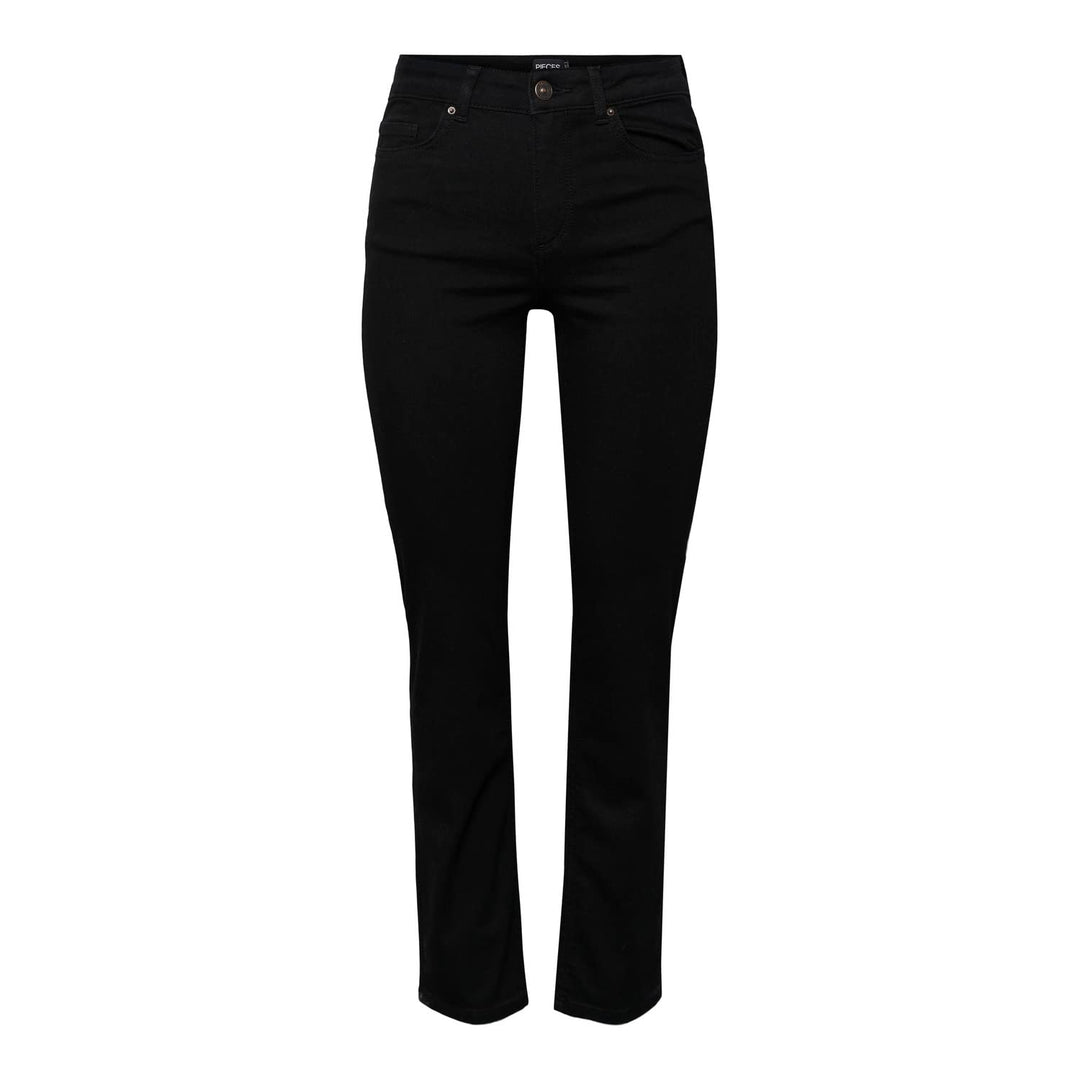 Pieces Delly Straight Fit Mid Waist Jeans XS