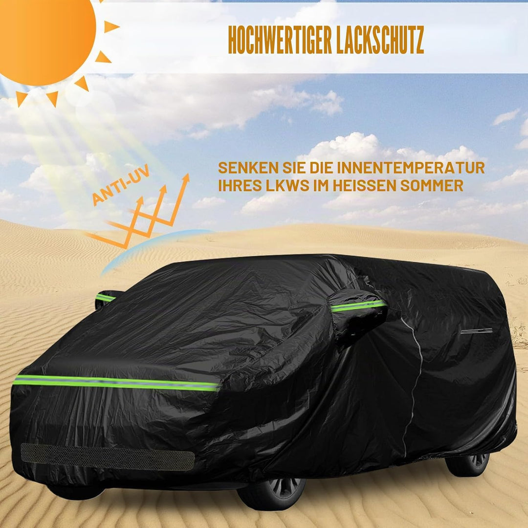 Autoabdeckung Wasserdicht Atmungsaktiv Passend für VW ID. Buzz, ID. Buzz Cargo, Vollgarage Autoplane