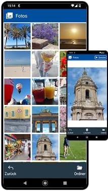 Senior - Smartphone Handy für Senioren – Einfache Bedienung, Grosse Tasten, Notruf, Kamera
