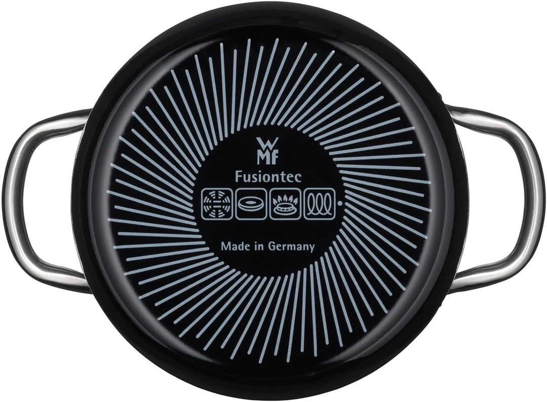 WMF Fusiontec Inspire Kochtopf gross, 20 cm, Glasdeckel, Fleischtopf Induktion, 3,7l, High-Tech Kera