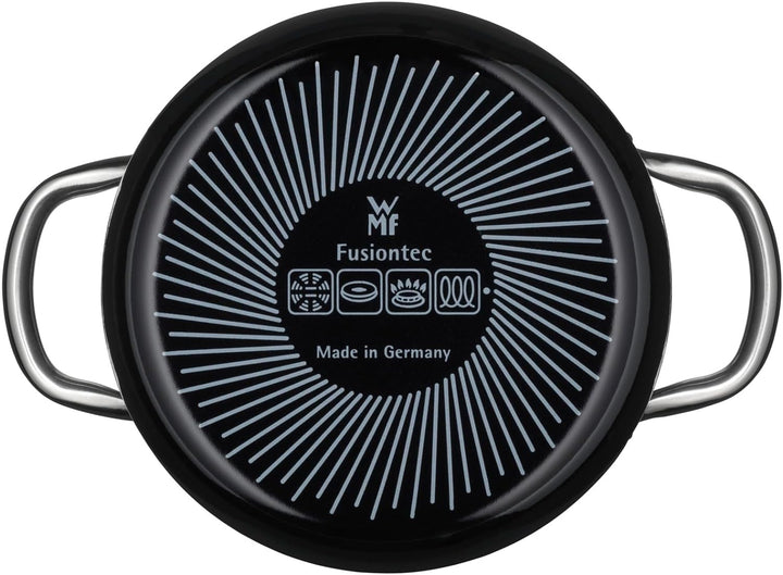 WMF Fusiontec Inspire Kochtopf gross, 20 cm, Glasdeckel, Fleischtopf Induktion, 3,7l, High-Tech Kera