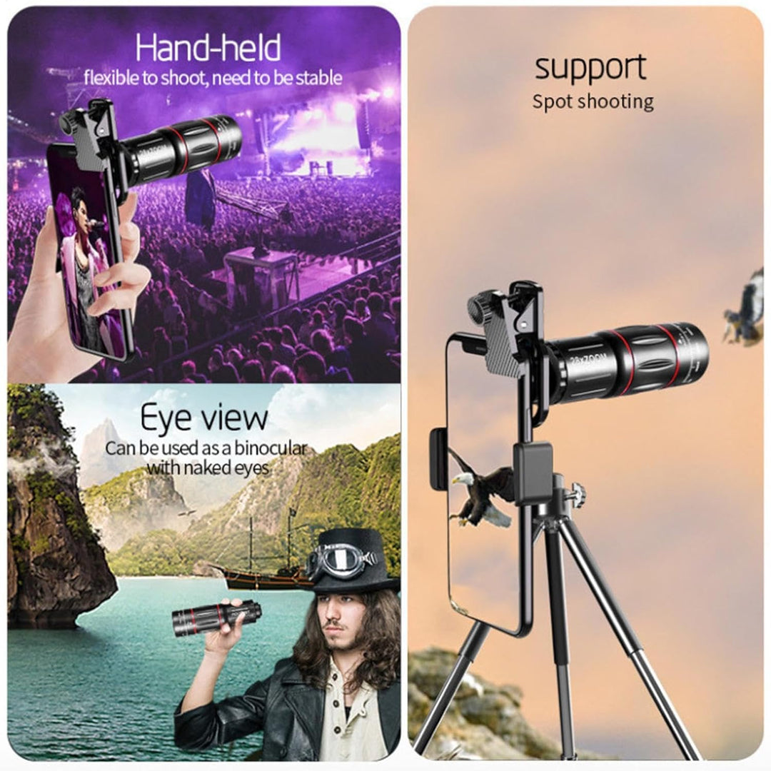 Handy-Kameraobjektiv, Handy-Kamera-Zubehör, externes Handy-Kameraobjektiv, multifunktionales Handy-K