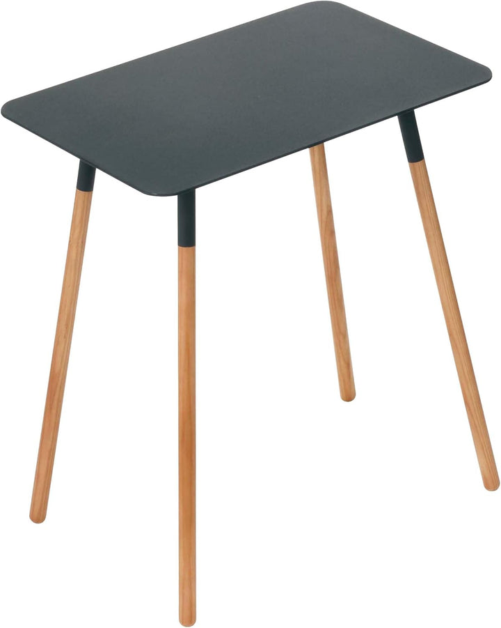 Side Table square - Plain - black Schwarz, Schwarz