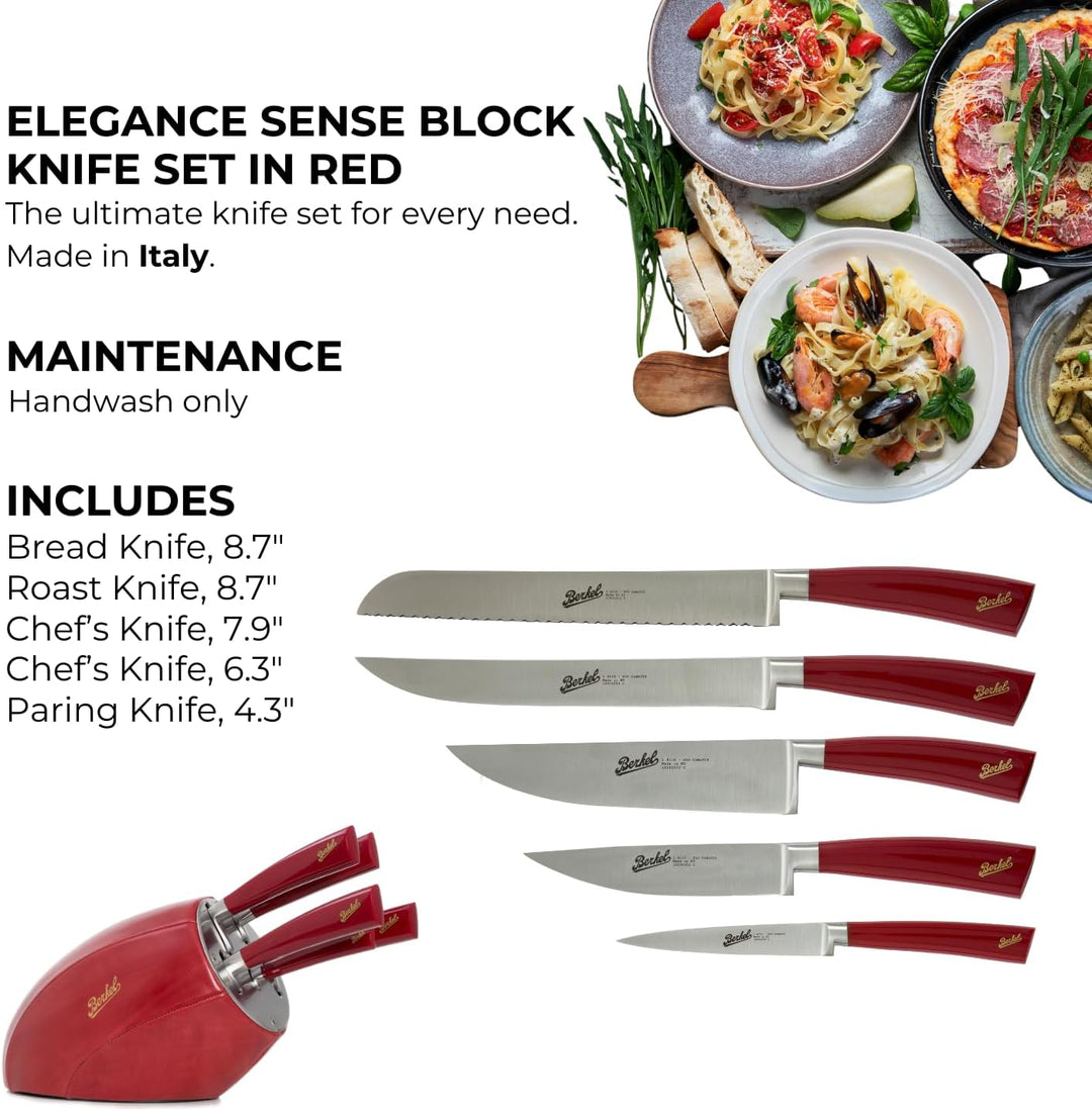 Berkel Elegance Messerblöcke Nowe Rot