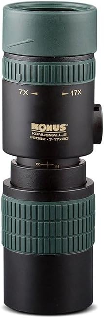 KONUS | KONUSMALL-2 Taschen-Jagdmonokular, Doppelfokus, mit variablem Zoom 7-17x30