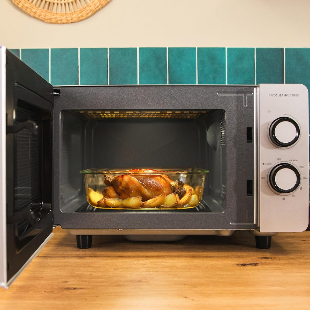 Cecotec Mikrowelle mit Grill Mikrowelle mit Grill Proclean 3160 Flatbed Mirror. 20 l, 700 W, 6 Stufe