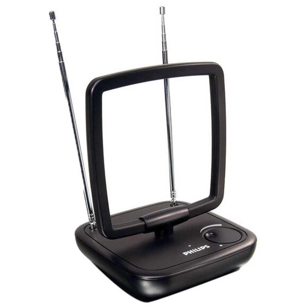 Philips SDV5120 Aktive DVB-T Zimmerantenne (36dB) schwarz