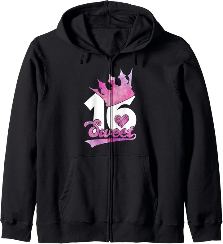 SWEET 16 SWEET SIXTEEN 16. GEBURTSTAG Kapuzenjacke