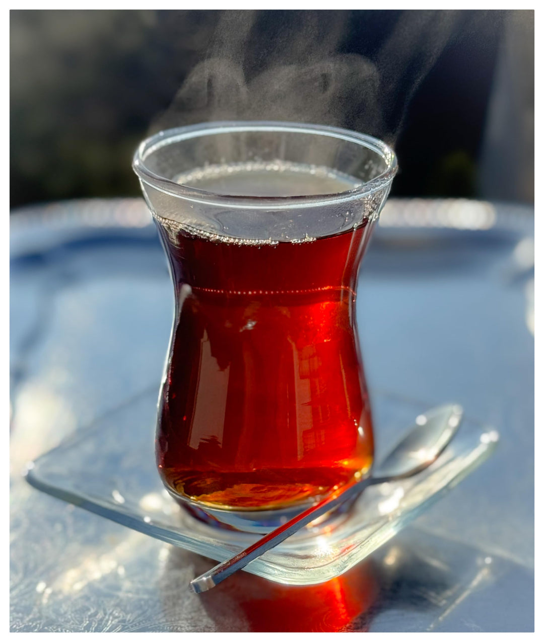 Topkapi - 18-tlg Türkisches Tee-Set Ajda-Sultan, 6 Teegläser, 6 Untersetzer, 6 Teelöffel, Komplett-S