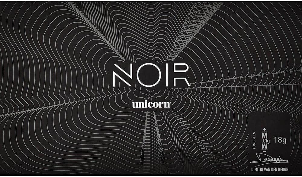 Unicorn Noir Darts 18 g Schwarz, 18 g Schwarz