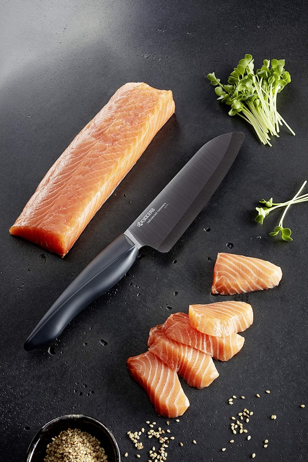 Kyocera ZK-2PC-BK SHIN Keramikmesser ZK-110BK-BK und ZK-160BK-BK Messer Geschenkset, Kunststoff Kera