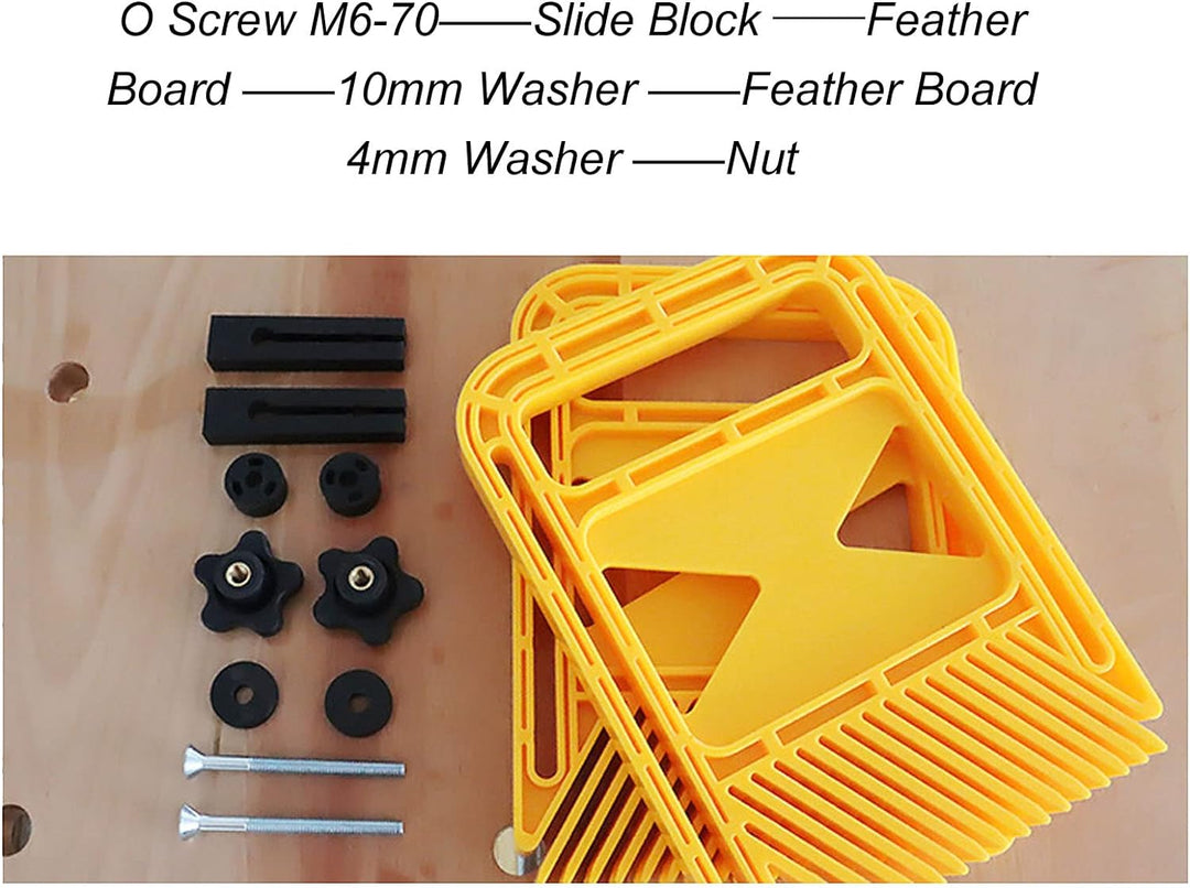 Uadme Featherboards Feather Loc Board Set Mehrzweckwerkzeuge Holzbearbeitungssicherheitsger?t Feathe