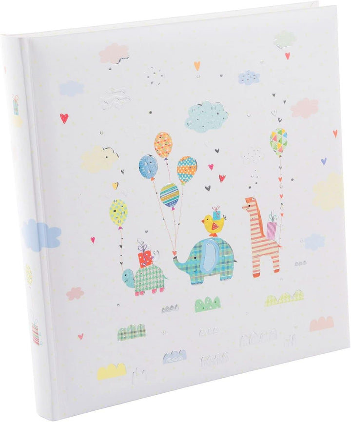 goldbuch 15 469 Babyalbum Animal Parade, Babybuch 30 x 31 x 4 cm, Fotoalbum mit 58 weissen Blankosei