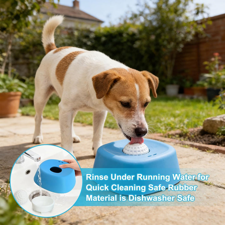 Schleckball Hund, Lick Bowl Für Hunde, Hundelickspielzeug, PP Nassfutter Lick Pad mit Saugnapfbecher