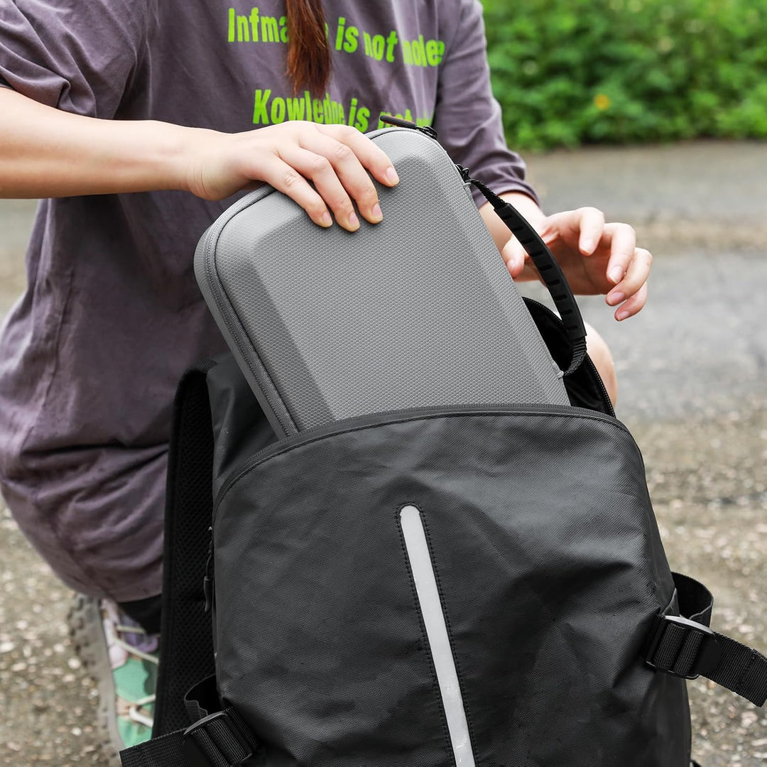 Mini 3/4 Pro Tasche, PU kompakte Aufbewahrungstasche für DJI Mini 3/4 Drohne RC-N1/RC-N2 Controller