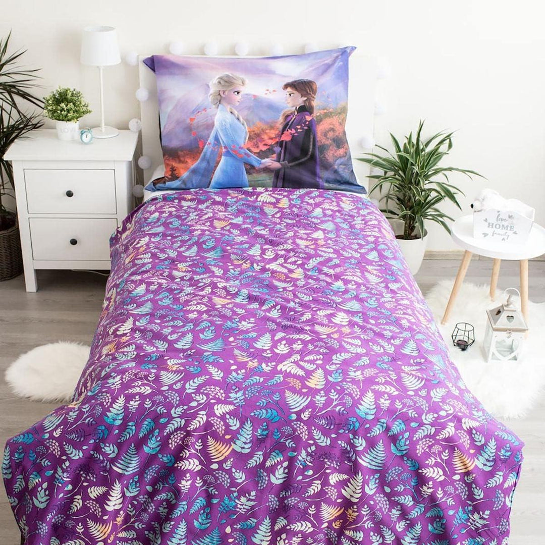 Jerry Fabrics AC-Déco Bettwäsche Die Eiskönigin Wind – 100 x 135 cm – Baby, Violett
